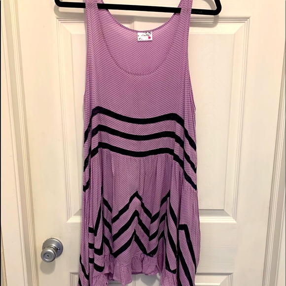 COPY - Free People Voile and Lace Trapeze Dress. - Picture 1 of 4